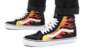 Giay Vans Sk8-Hi Reissue 'Flames' VN0A2XSBPHN