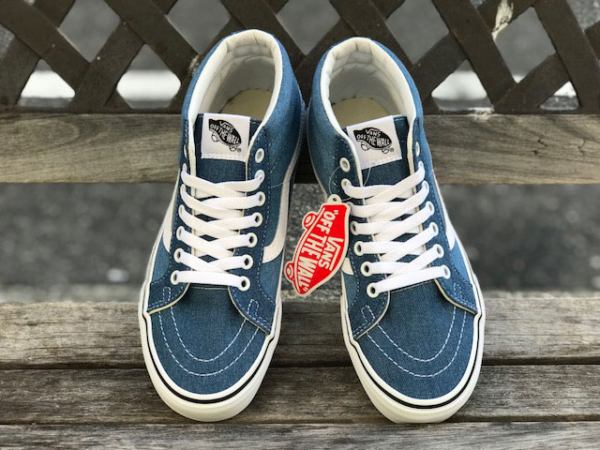 Giày Vans Sk8-Mid Reissue 'Denim 2-Tone' VN0A3MV8Q69 - Ảnh 4