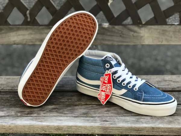 Giày Vans Sk8-Mid Reissue 'Denim 2-Tone' VN0A3MV8Q69 - Ảnh 3