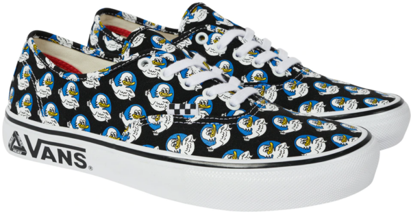 Giày Vans Skate Authentic Palace Jeremy the Duck Black VN0A4BWN6VI - Ảnh 4