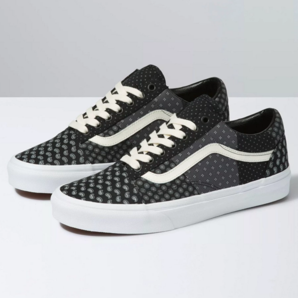 Giày Vans Old Skool 'Tie Print Patchwork' VN0A3WKT9XJ - Ảnh 3