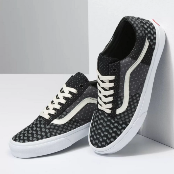 Giày Vans Old Skool 'Tie Print Patchwork' VN0A3WKT9XJ - Ảnh 4