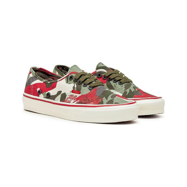 Giày Vans Nigel Cabourn x OG Authentic LX 'Army Green Camo' VN0A4BV99RB - Ảnh 4