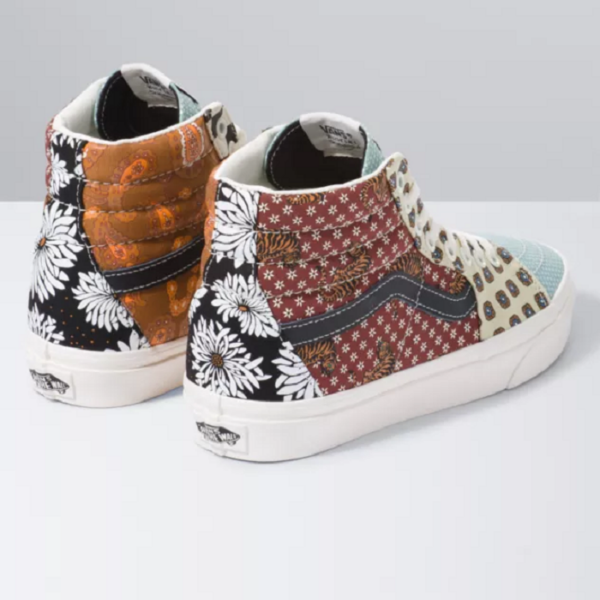 Giày Vans Sk8-Hi 'Tiger Patchwork' VN0A4BV61IO - Ảnh 6