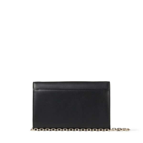 Túi Jimmy Choo Varenne 'Black' VARENNECLUTCHCLF010003 - Ảnh 5
