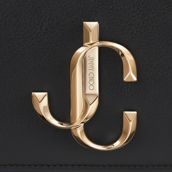 Túi Jimmy Choo Varenne 'Black' VARENNECLUTCHCLF010003 - Ảnh 3