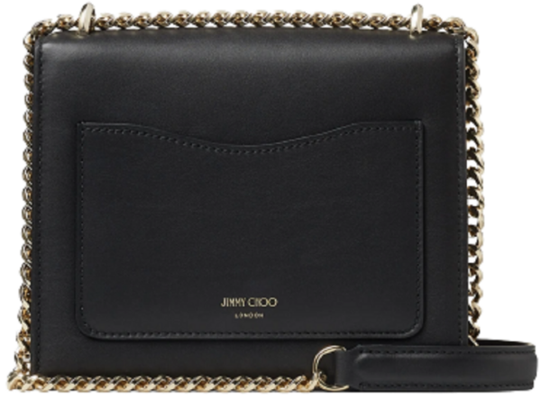 Túi Jimmy Choo Varenne Quad 'Black' VARENNESHOULDERDAW001463 - Ảnh 7