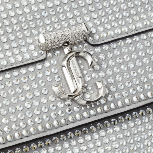 Túi Jimmy Choo Varenne Quad 'Silver' VARENNESHOULDERXSAEO001367 - Ảnh 3
