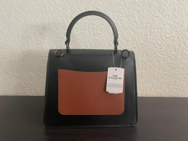Túi Coach Open Box Parker Top Handle 'Patchwork' 79269-V5ORQ - Ảnh 5