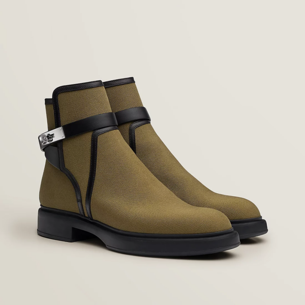Giày Hermes Veo Ankle 'KhaKi Black' H221934ZHKN415 - Ảnh 3