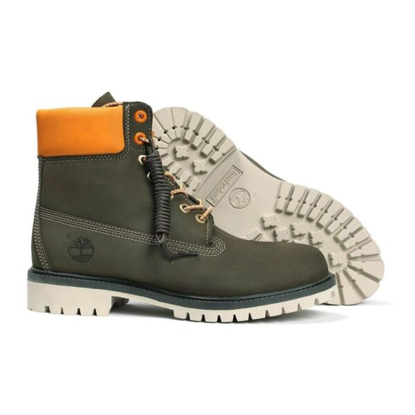 Giày Timberland Men's 6-inch Premium Boots Dark Khaki A2BB6 - Ảnh 2