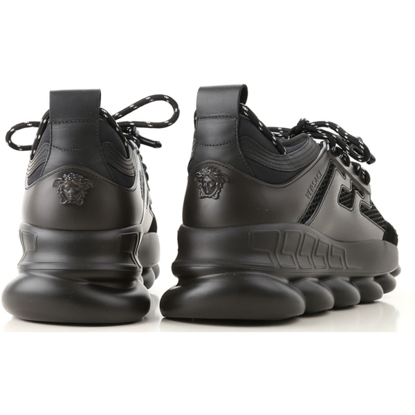 Giày Versace Chain Reaction 'Triple Black' DSU7071E-D7CTG-D41 - Ảnh 3