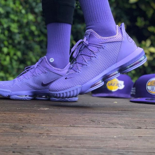 Giày Nike LeBron 16 Low EP 'Atomic Purple' CI2669-500 - Ảnh 3