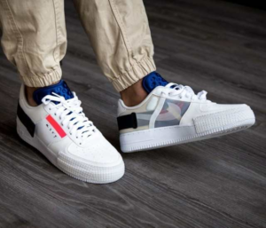 Alternative view of Giày Nike Air Force 1 Low Drop Type GS 'Summit White' BQ4793-100