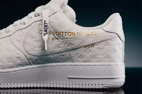 Giày Nike Air Force 1 Low x Louis Vuitton Virgil 'White' CT1741-101 - Ảnh 4