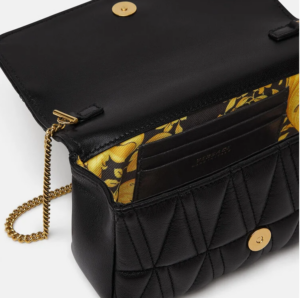 Alternative view of Túi Versace Virtus Quilted Nappa Leather Evening Black DBFI002-D2NTRT-DNMOV