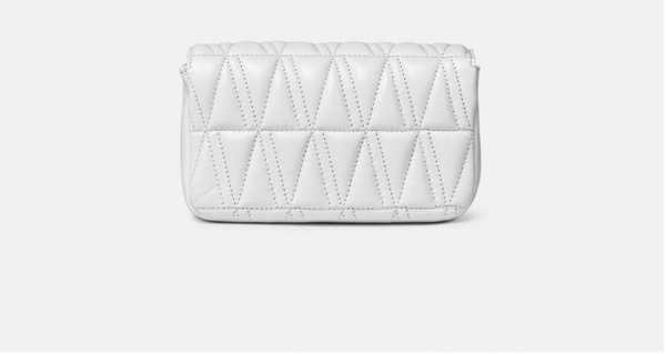 Túi Versace Virtus Quilted Nappa Leather Evening White DBFI002-DNATRS-1W00V - Ảnh 5