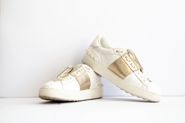 Giày Valentino Open White Calfskin Sneaker UY2S0830-FLR-L71 - Ảnh 4