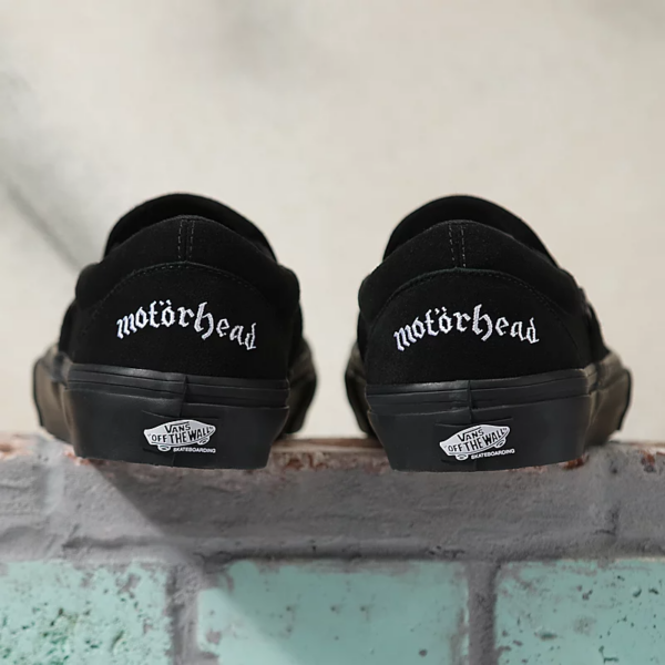 Giày Vans X Motorhead Skate Slip On 'Black' VN0005V6BKA - Ảnh 5
