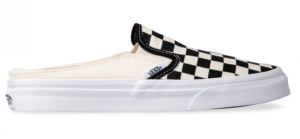 Giày Vans CheckerBoard Mule Slip On 'White Black' VN004KTEO1