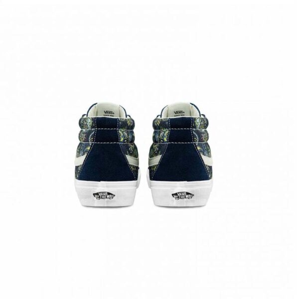 Giày Vans Sk8-Mid Reissue Paisley 'Blue White' VN0A391FITN - Ảnh 5