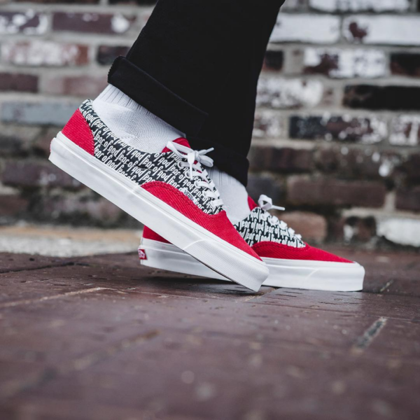 Giày Vans Fear of God x Era 95 DX 'Collection 2 Red' VN0A3MQ5PZQ - Ảnh 5