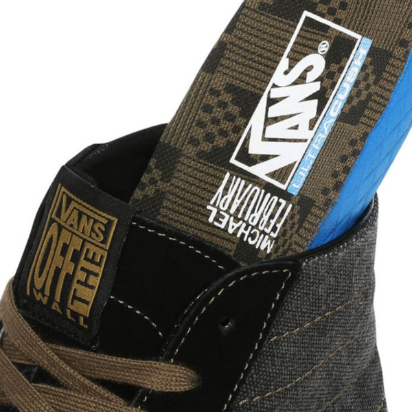 Giày Vans Michael February x Sk8-Hi 138 Decon 'Black Military' VN0A3MV122M - Ảnh 7