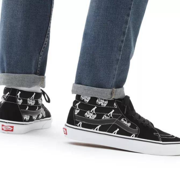 Giày Vans Sk8-Mid 'Black True White' VN0A3WM34WW - Ảnh 2