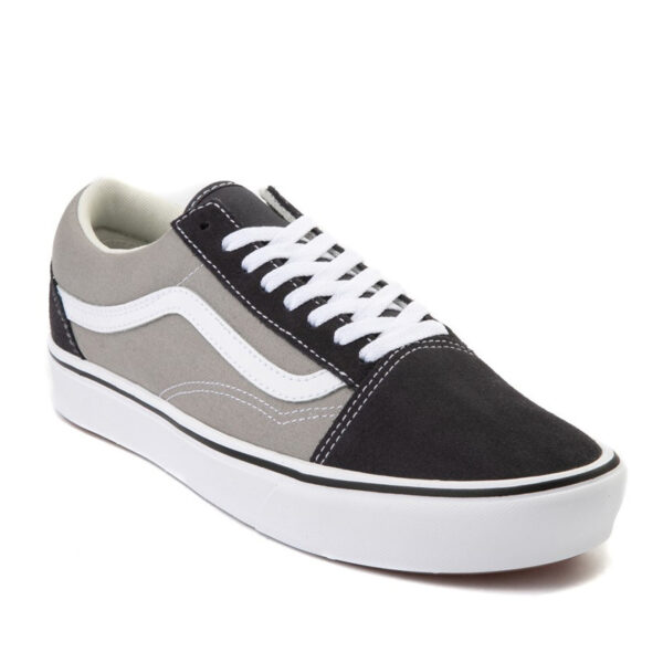 Giày Vans Comfycush Old Skool Suede Canvas Asphalt Drizzle VN0A3WMATFF - Ảnh 3