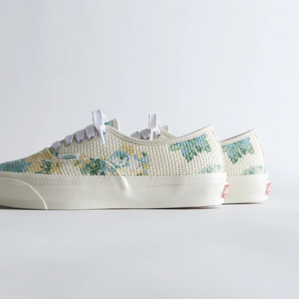Giày Vans OG Authentic LX Kith Vintage Floral 'Turtledove' VN0A4BV9DJR - Ảnh 2