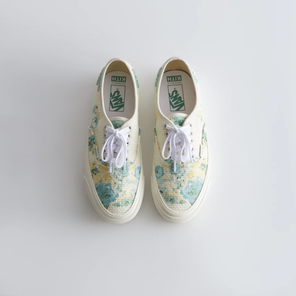 Giày Vans OG Authentic LX Kith Vintage Floral 'Turtledove' VN0A4BV9DJR - Ảnh 4
