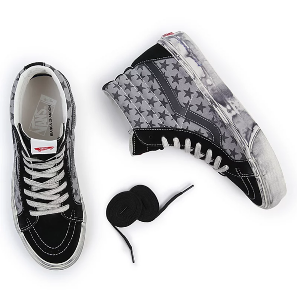 Giày Vans Sk8-Hi Bianca Chandôn 'Black' VN0A4BVH82Q - Ảnh 4