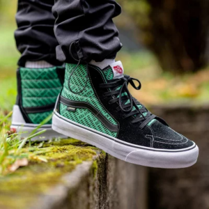 Alternative view of Giày Vans Sk8-Hi GTX 'Black Green' VN0A4P3HYJ71