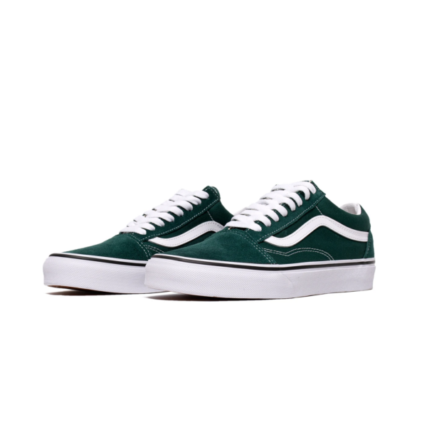 Giày Vans UA Old Skool 'Green White' VN0A4U3B2NC - Ảnh 3