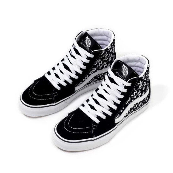 Giày Vans Sk8-Hi Logo Repeat 'Black True White' VN0A4U3CTEZ - Ảnh 7
