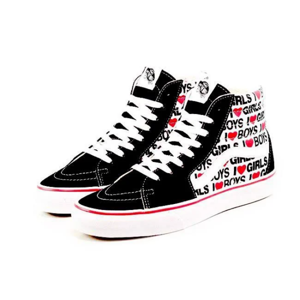 Giày Vans Wmns Sk8-Hi 'I Heart' VN0A4U3CWKU - Ảnh 4