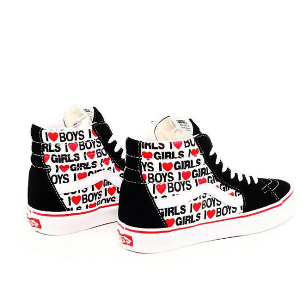 Giày Vans Wmns Sk8-Hi 'I Heart' VN0A4U3CWKU - Ảnh 3