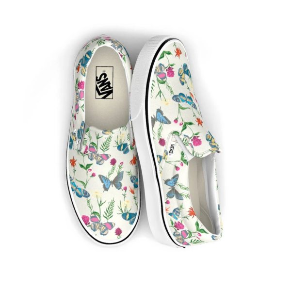 Giày Vans Slip-On Project X Butterfly Floral VN0A5AO8UC0 - Ảnh 2