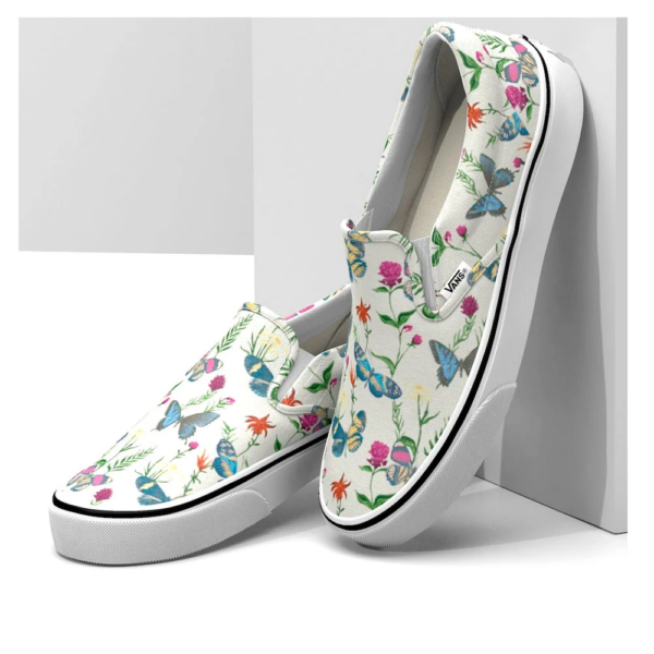 Giày Vans Slip-On Project X Butterfly Floral VN0A5AO8UC0 - Ảnh 4
