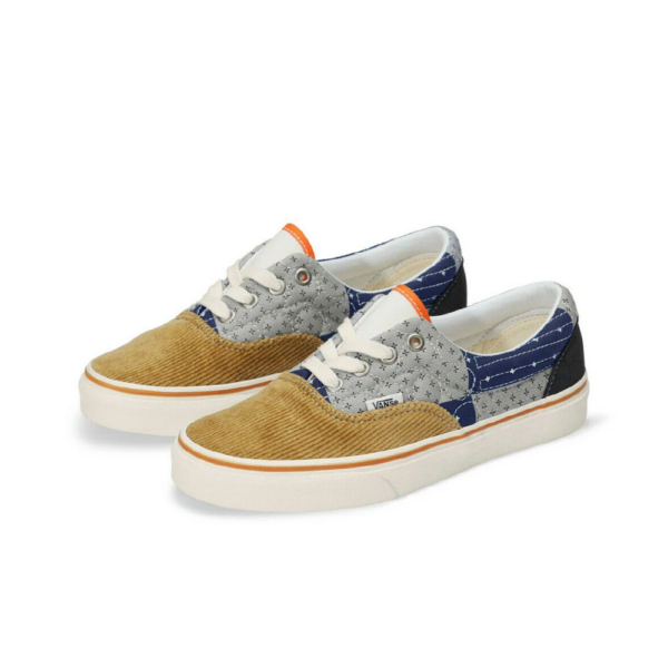 Giày Vans Era Quilted Mix Bandana 'Yellow Blue' VN0A5EFNBCK - Ảnh 4
