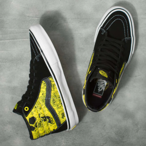 Giay Vans Skate Sk8-Hi x SpongeBob 'Black Yellow' VN0A5FCCZAU1