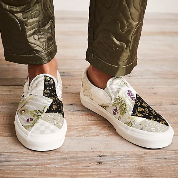Giay Vans Brocade Classic Slip-On Shoes VN0A5JMH8L8