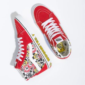 Giay Vans x Mooneyes Sk8Hi 'Red' VN0A5JMJFON