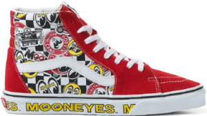 Giay Vans x Mooneyes Sk8Hi 'Red' VN0A5JMJFON