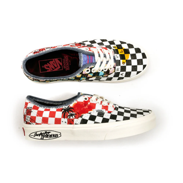 Giày Vans Authentic Stranger Things 'Checkerboard' VN0A5JMPBO5 - Ảnh 2