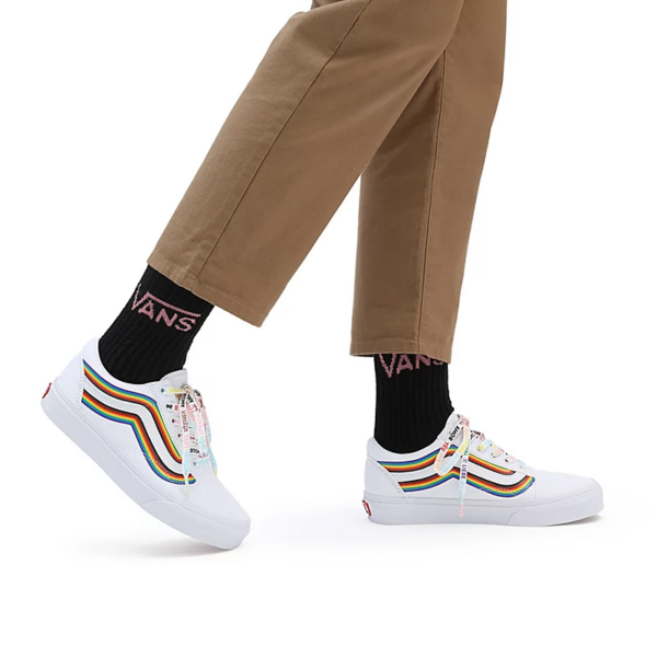 Giày Vans Pride Old Skool 'White' VN0A5KRFB5U - Ảnh 5