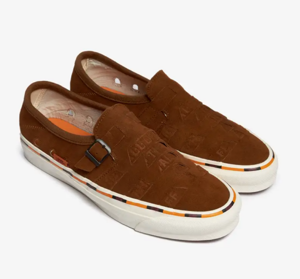Giày Vans Taka Hayashi x Vault OG TH Style 47 Huarache LX 'Brown' VN0A5KXN5O4 - Ảnh 2