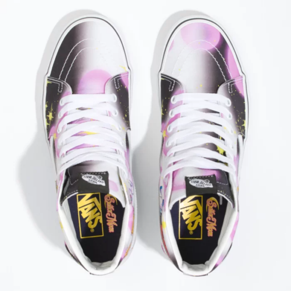 Giày Vans Sk8-Hi x Sailor Moon 'Pretty Guardian Black Pink' VN0A7Q5NB9P - Ảnh 5