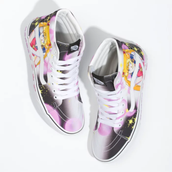 Giày Vans Sk8-Hi x Sailor Moon 'Pretty Guardian Black Pink' VN0A7Q5NB9P - Ảnh 6