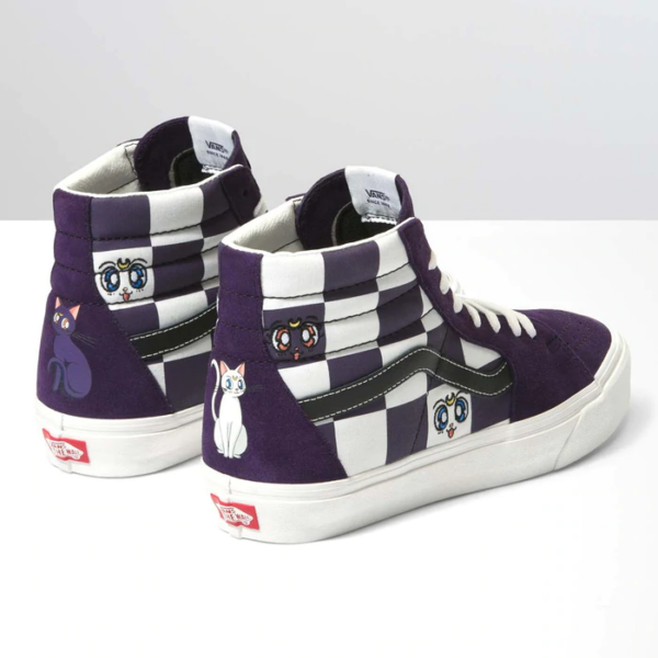 Giày Vans Sk8-Hi x Sailor Moon 'Pretty Guardian Mysterioso' VN0A7Q5NUUS - Ảnh 3